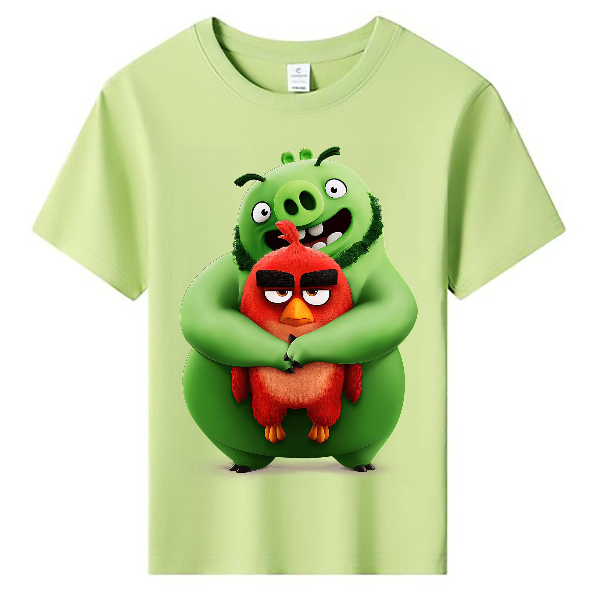 （画像用） Angry Birds アングリーバード 綿100％キッズTシャツ（フロントプリント）